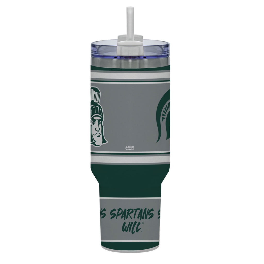 Michigan State Spartans 40oz Rocky Slogan Tumbler