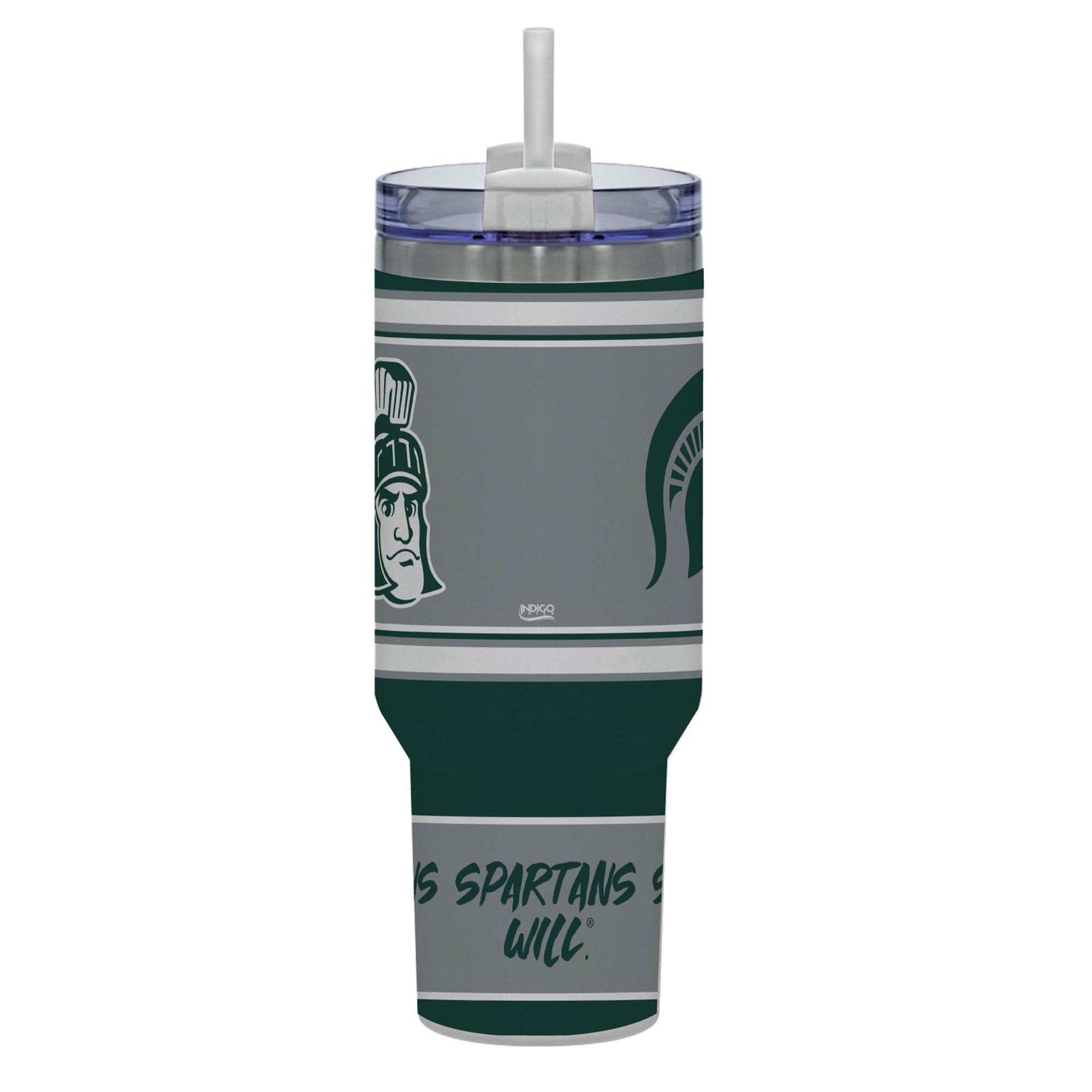 Michigan State Spartans 40oz Rocky Slogan Tumbler