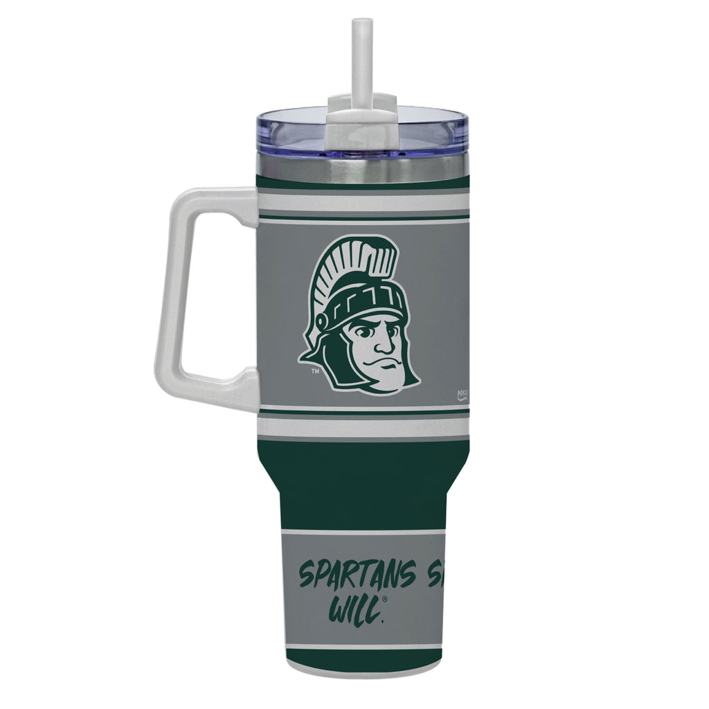 Michigan State Spartans 40oz Rocky Slogan Tumbler