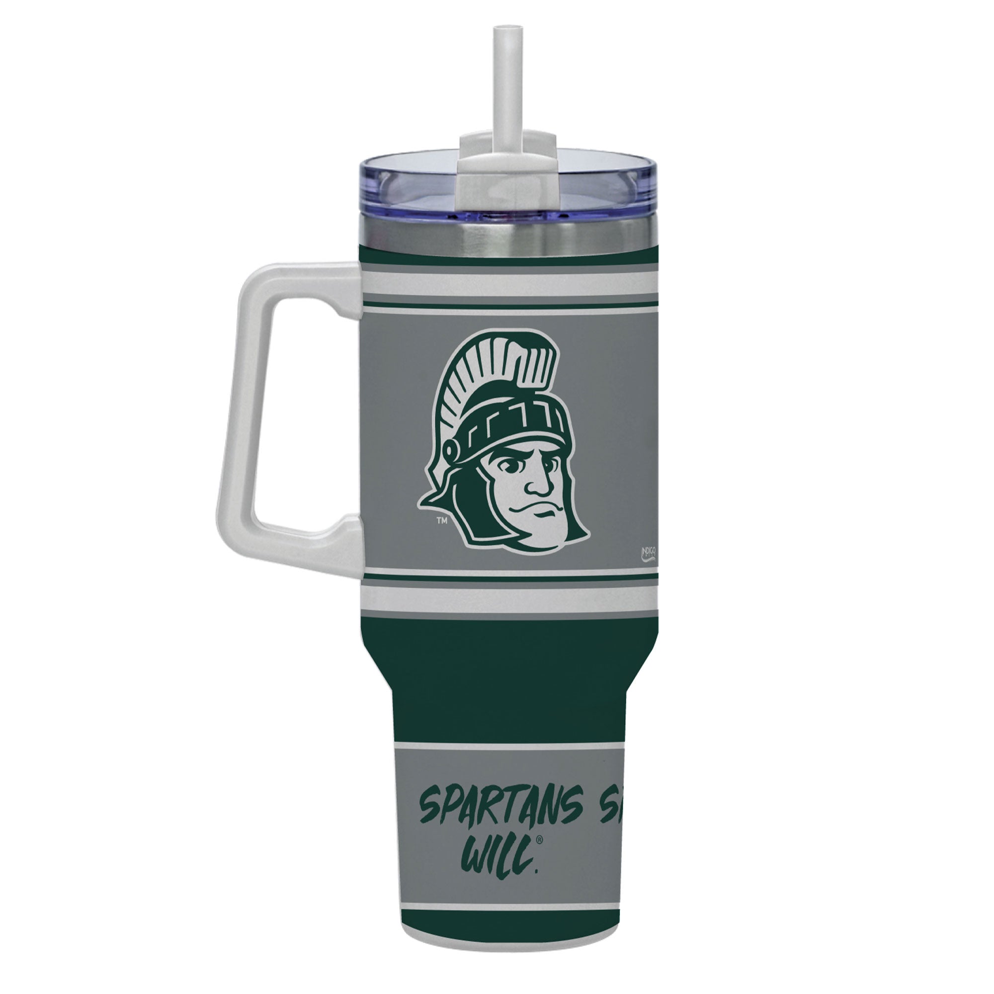 Michigan State Spartans 40oz Rocky Slogan Tumbler