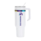 36oz Michigan State Spartans Iridescent Anodized White Tumbler