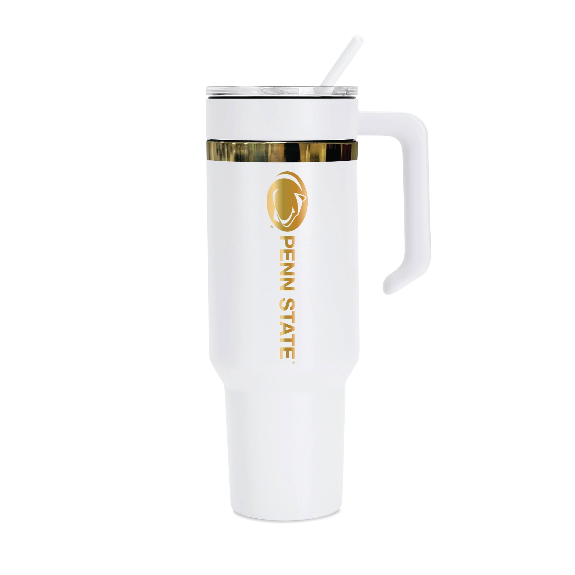 48oz Penn State Nittany Lions Gold Anodized White Tumbler