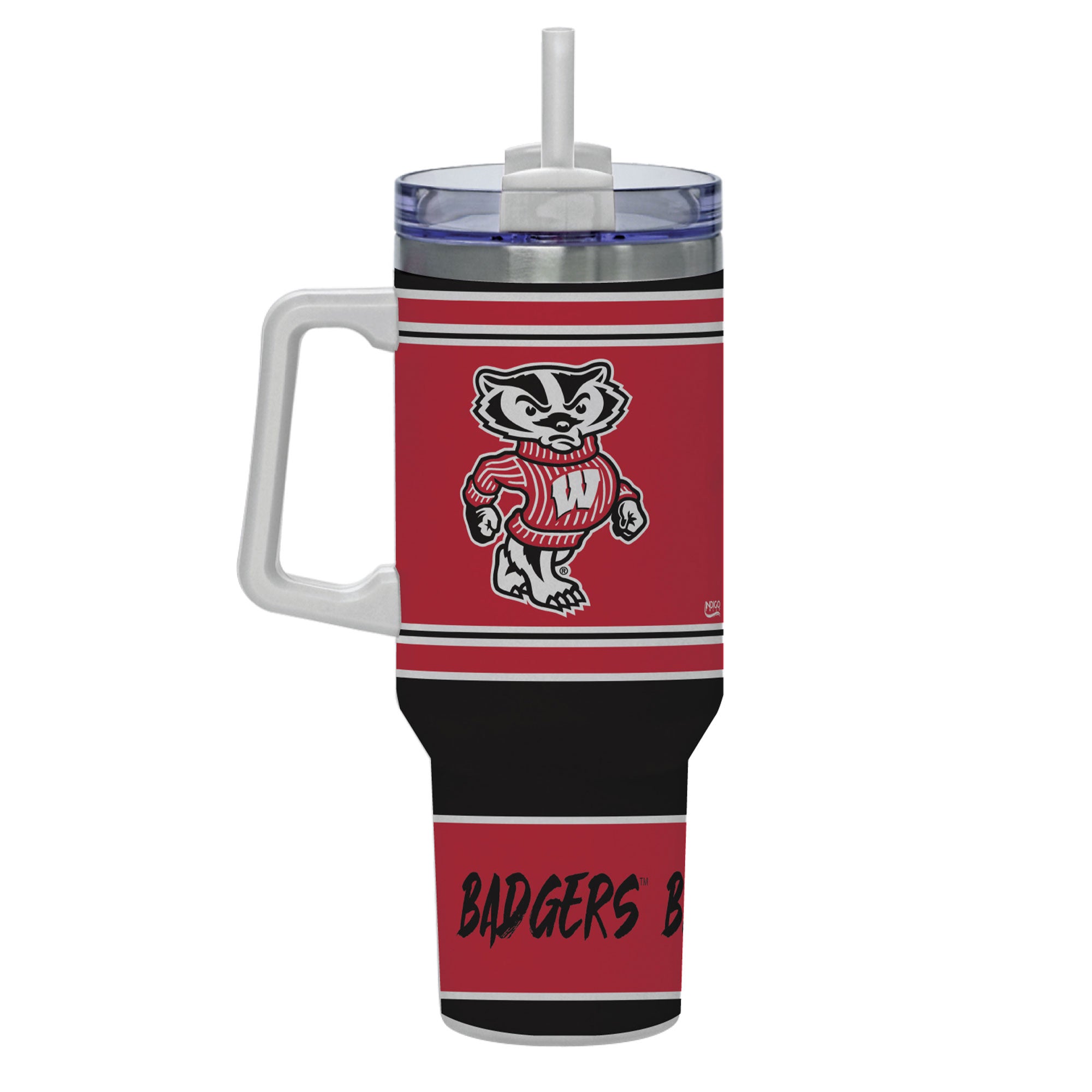 Wisconsin Badgers 40oz Rocky Slogan Tumbler