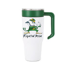 Notre Dame Fighting Irish Mascot by Laura Wilcox 36oz Combo Tumbler with handle