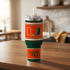 Miami Hurricanes 40oz Rocky Slogan Tumbler