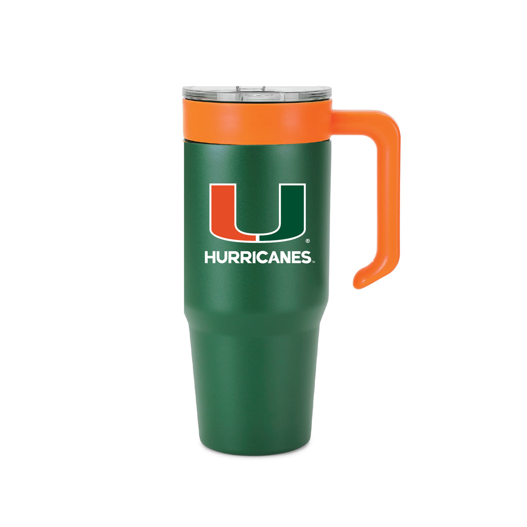 36oz with handle Miami Hurricanes Combo Tumbler