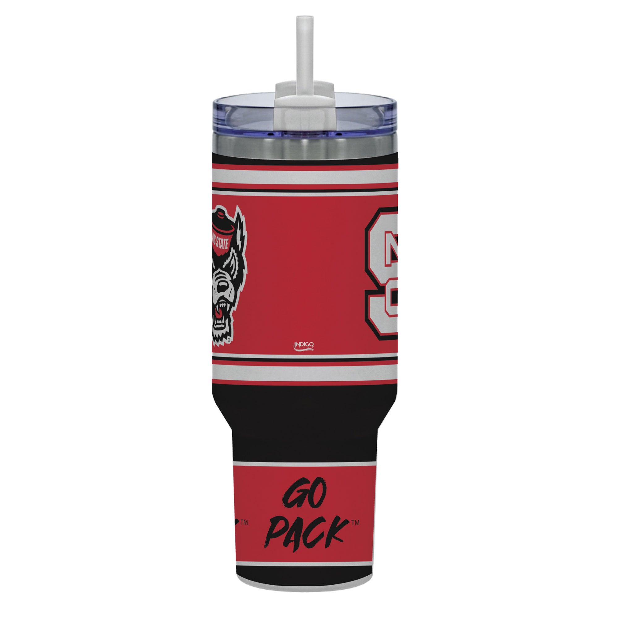 North Carolina State Timber Wolves 40oz Rocky Slogan Tumbler
