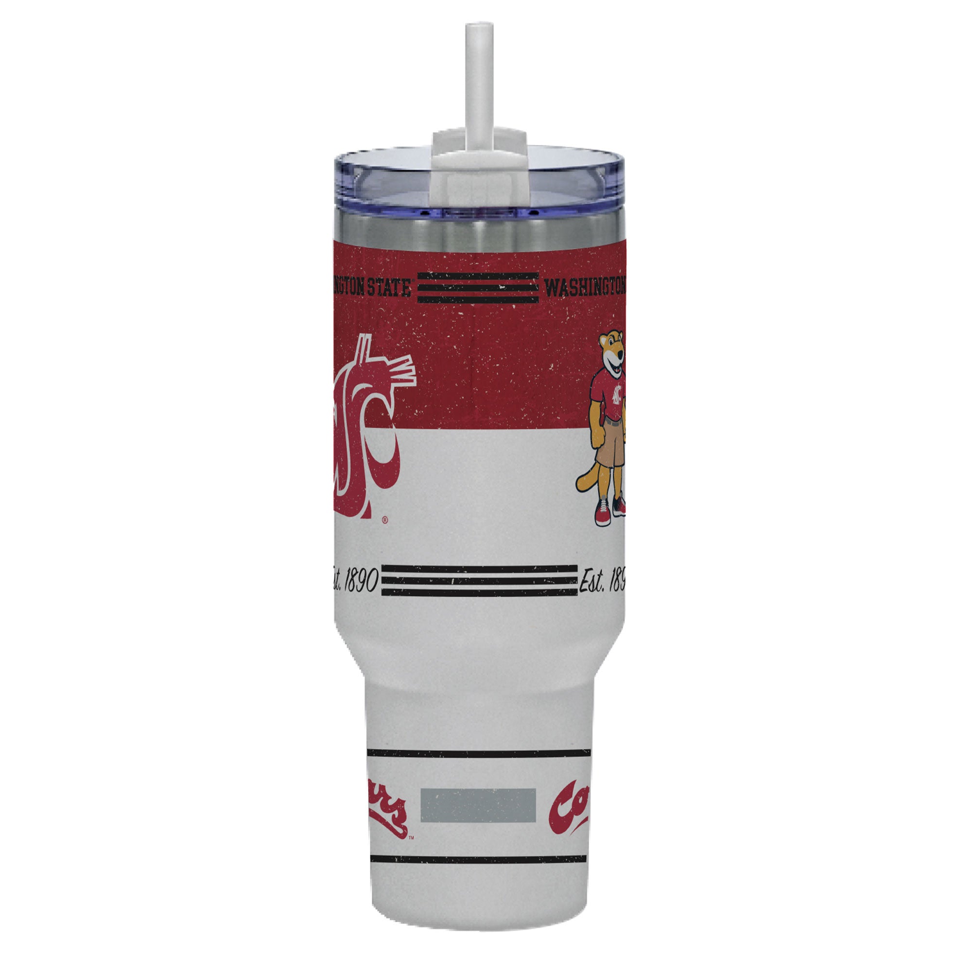 Washington State Cougars 40oz Rocky Vintage Tumbler