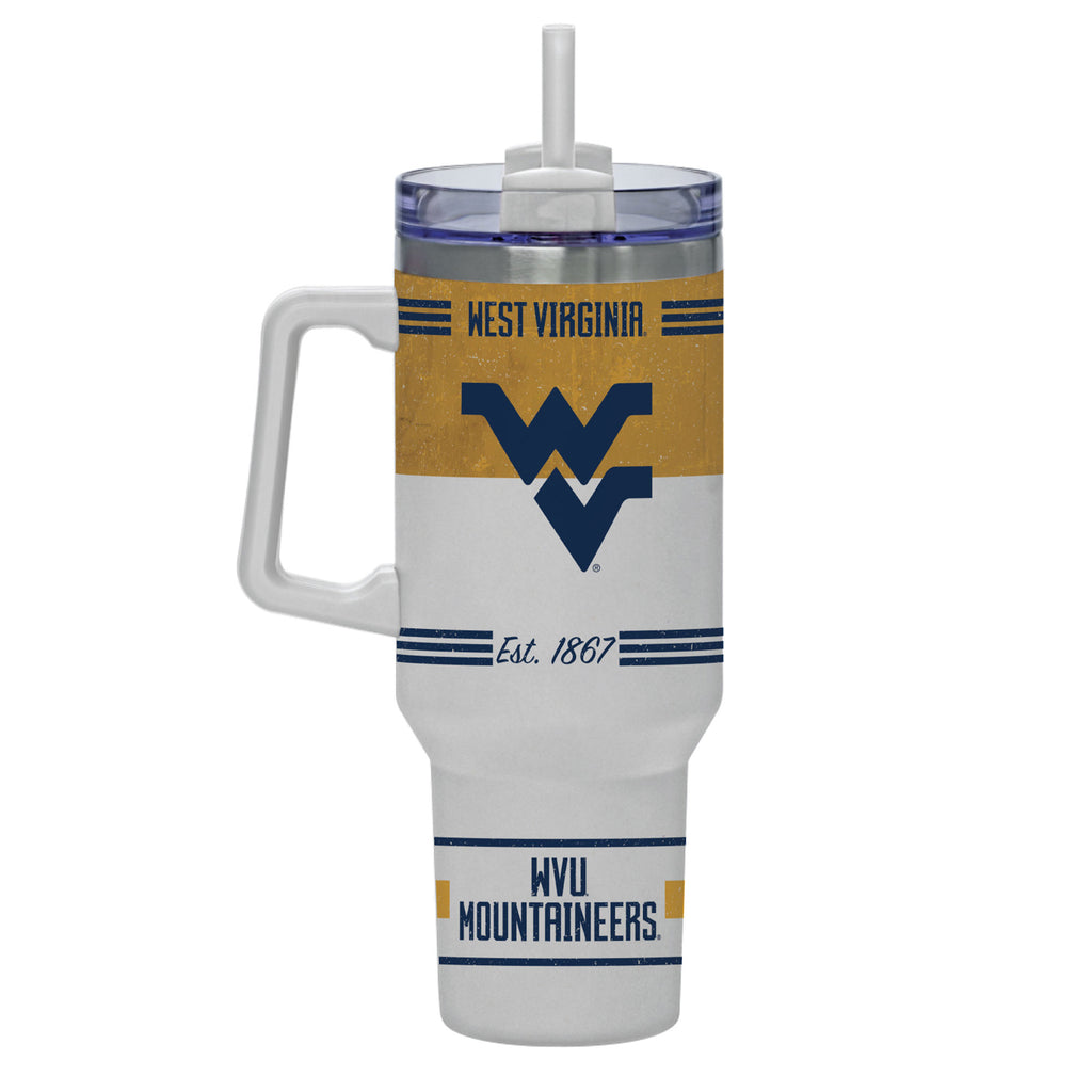West Virginia Mountaineers 40oz Rocky Vintage Tumbler