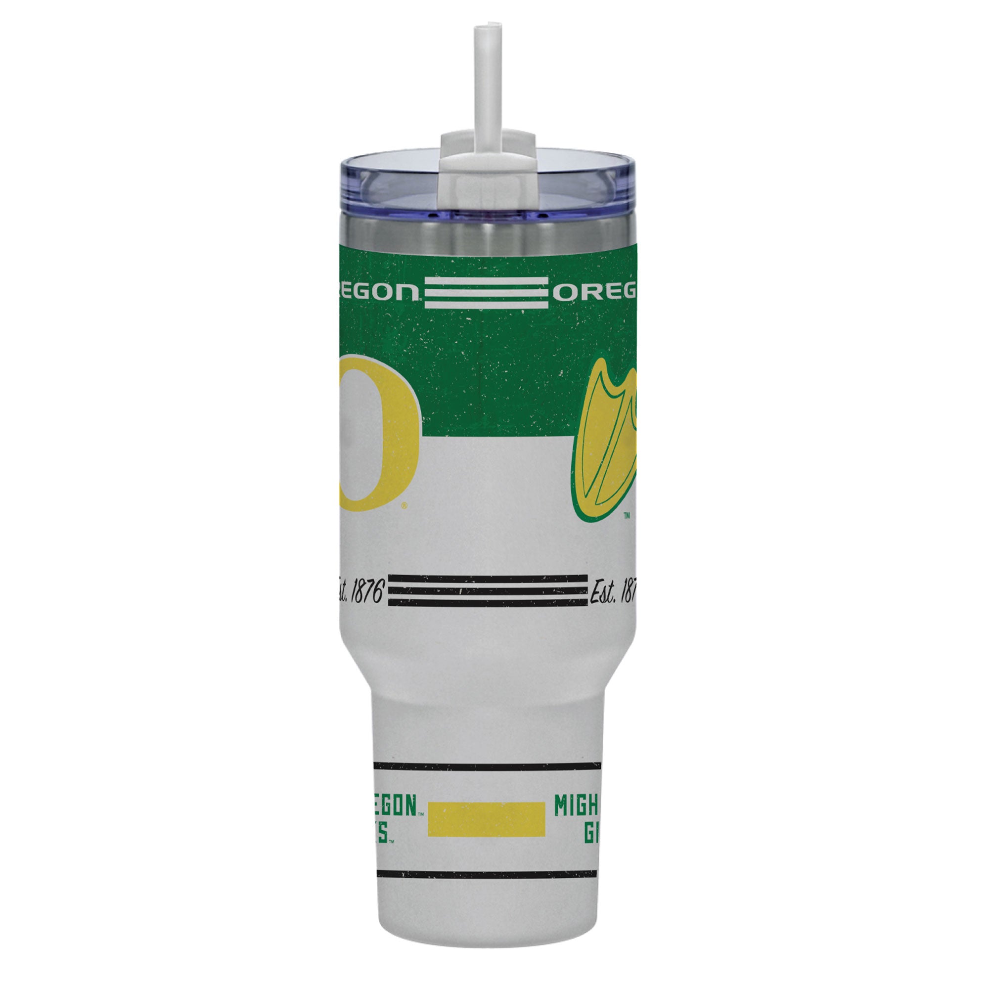 Oregon Ducks 40oz Rocky Vintage Tumbler