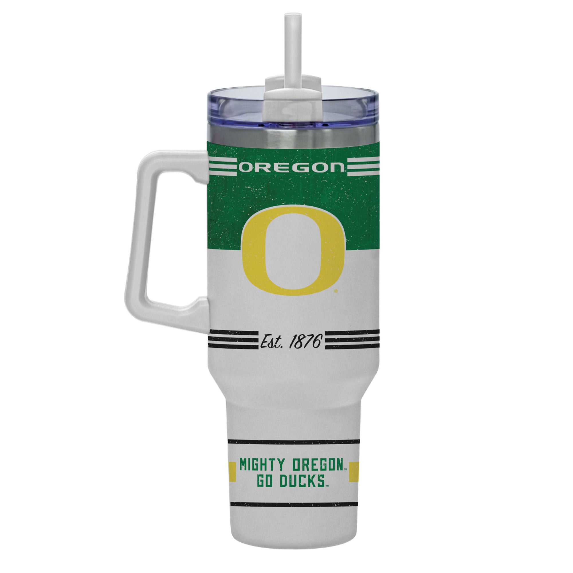 Oregon Ducks 40oz Rocky Vintage Tumbler
