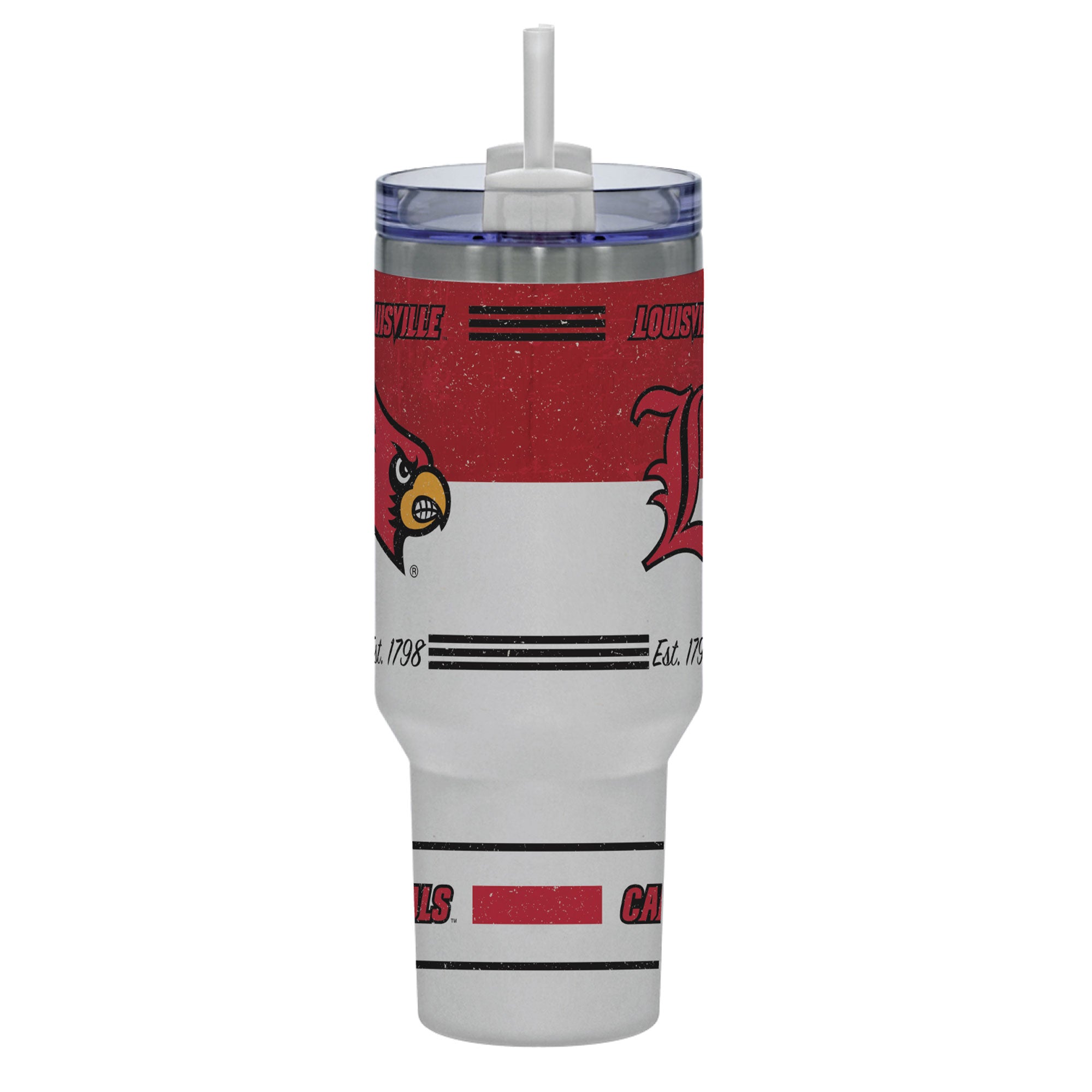 Louisville Cardinals 40oz Rocky Vintage Tumbler