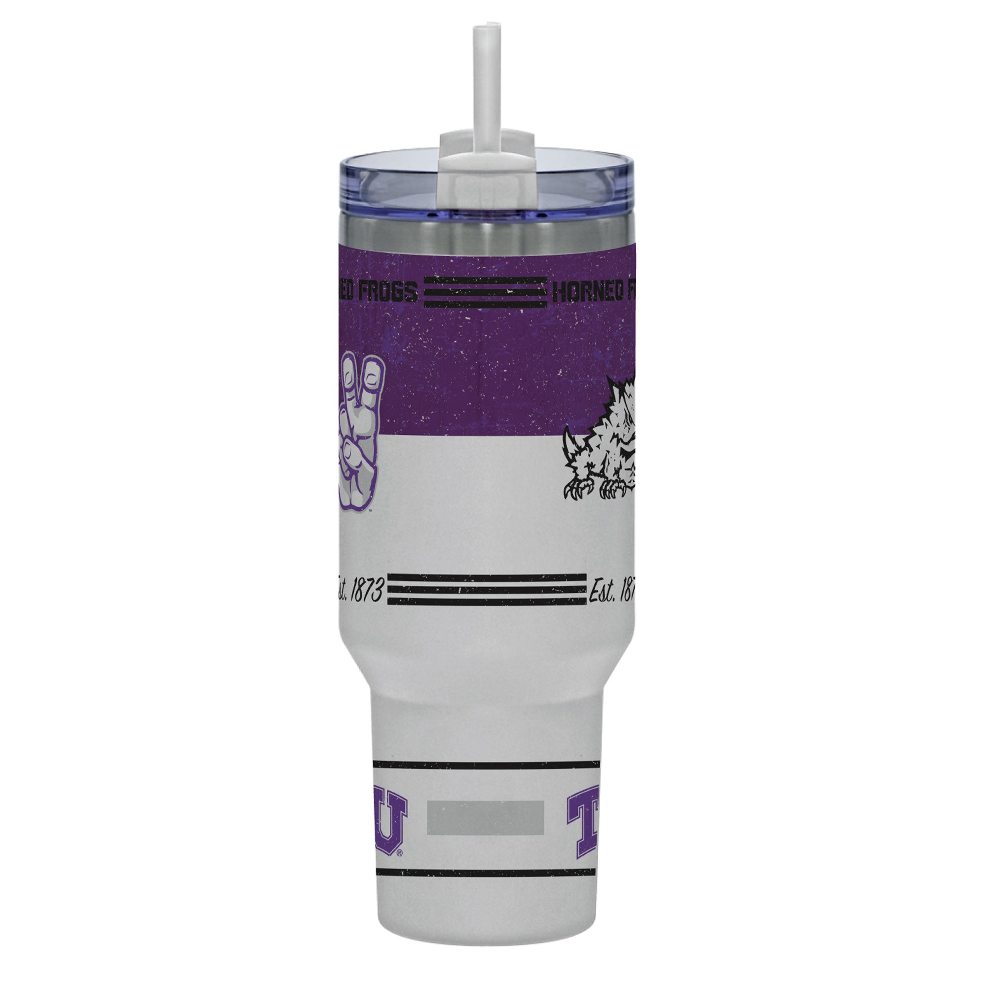 TCU Horned Frogs 40oz Rocky Vintage Tumbler