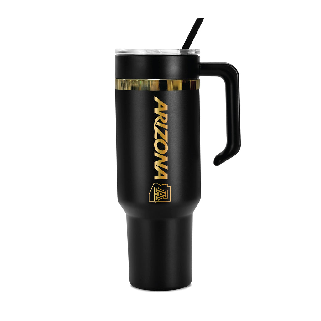 36oz Arizona Wildcats Gold Black Anodized Tumbler