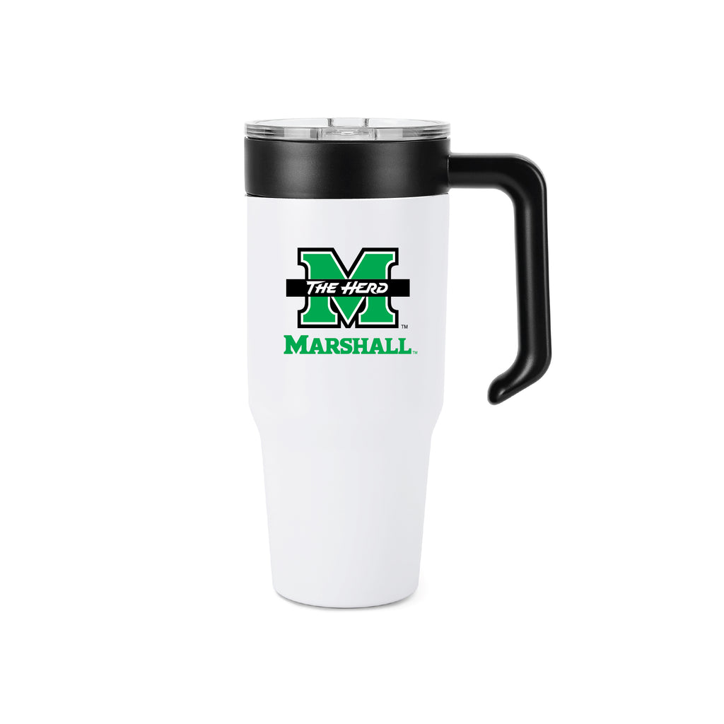 36oz with handle Marshall Thundering Herd Combo Tumbler