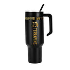 36oz Maryland Terrapins Gold Black Anodized Tumbler