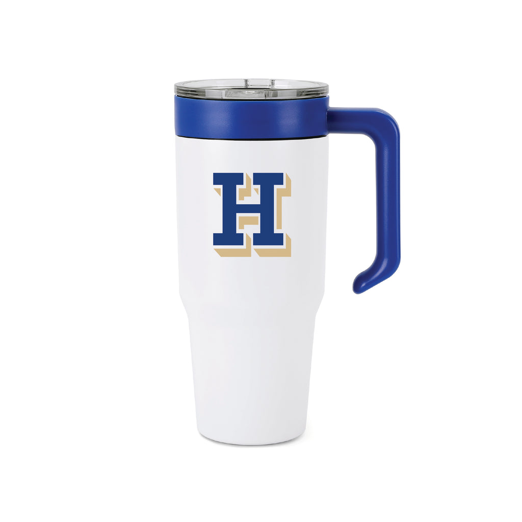 36oz with handle Hamilton College Combo Tumbler