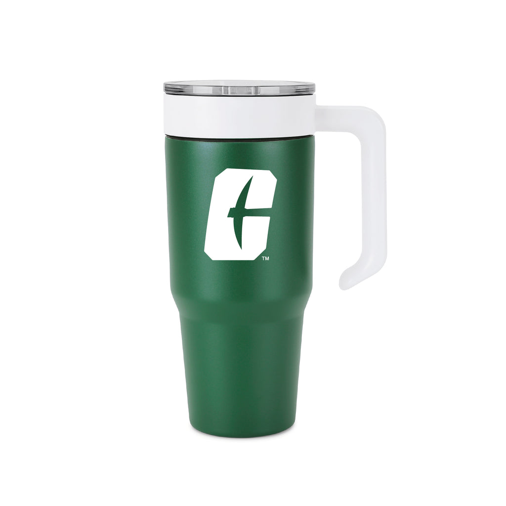 36oz with handle UNC Charlotte Combo Tumbler