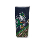 22oz Notre Dame Fighting Irish Celtic Football Leprechaun Tumbler