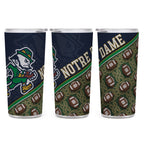 22oz Notre Dame Fighting Irish Celtic Football Leprechaun Tumbler
