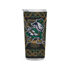 22oz Notre Dame Fighting Irish Celtic Hockey Leprechaun Tumbler