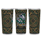 22oz Notre Dame Fighting Irish Celtic Hockey Leprechaun Tumbler