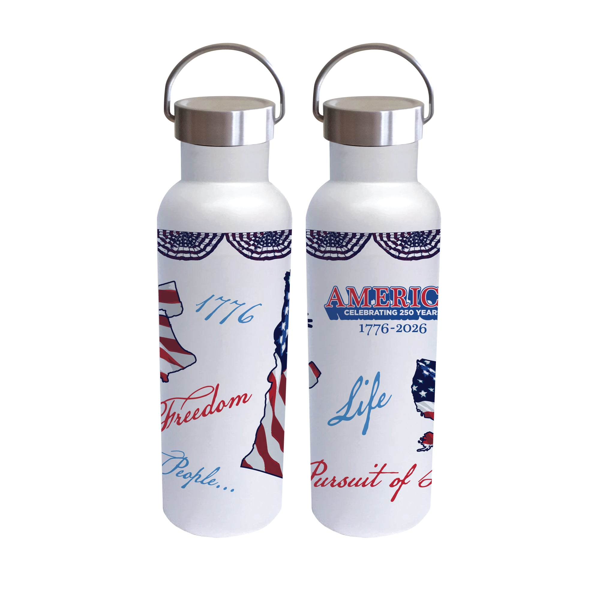 America Collage 26oz Tumbler