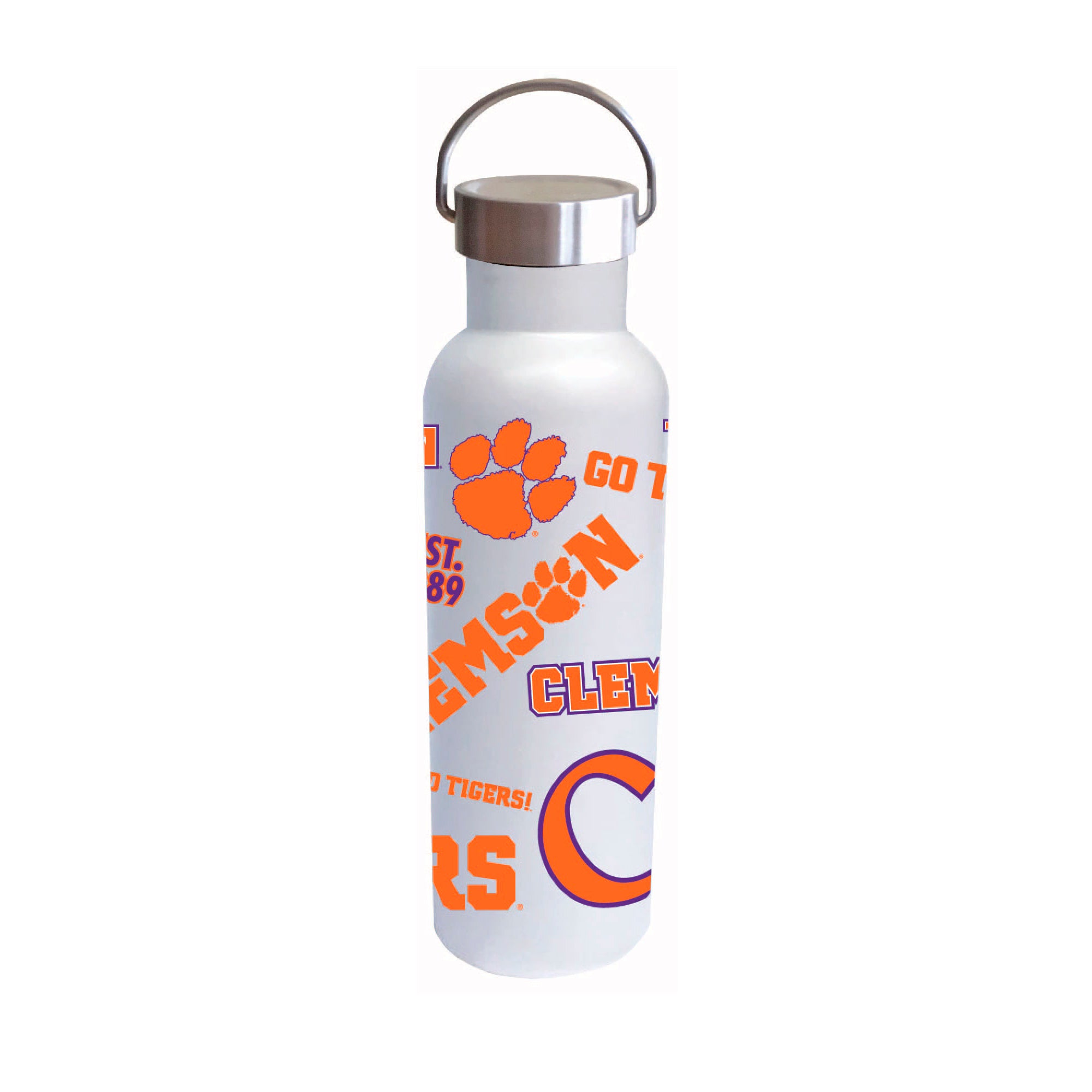 Clemson Tigers 26oz Stainless Steel Medley Voda Bottle