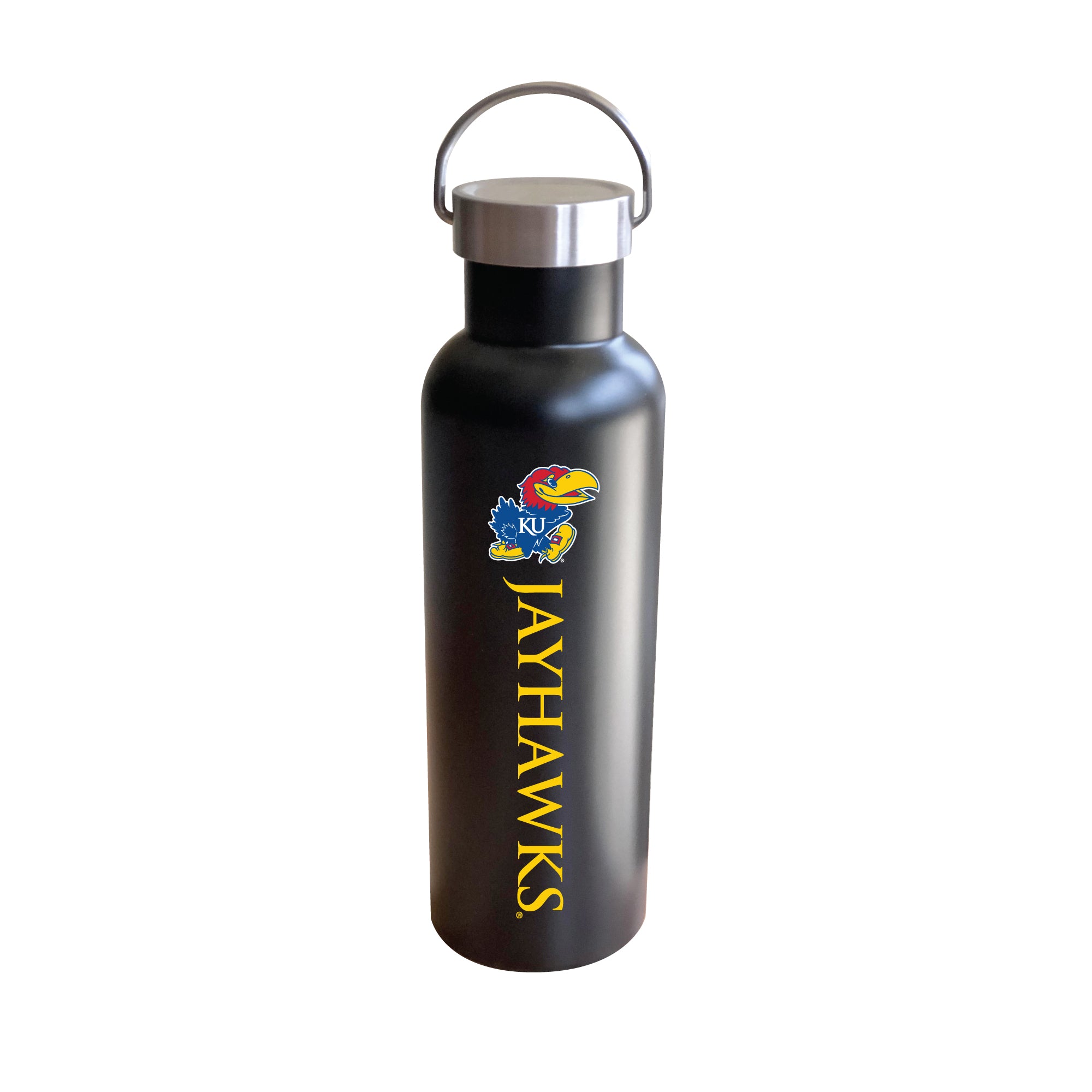 Kansas Jayhawks 26oz Stainless Steel Wordmark Voda Bottle
