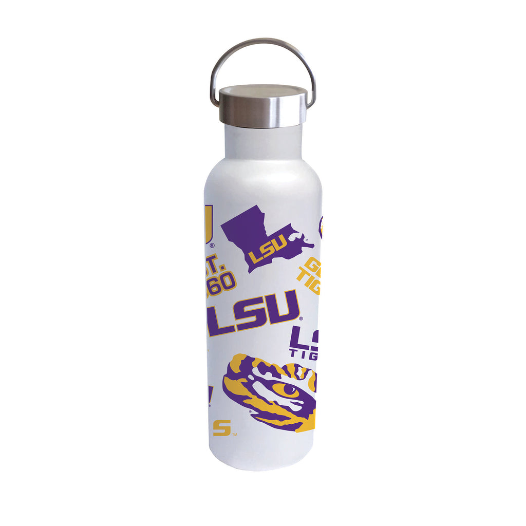 LSU Tigers 26oz Stainless Steel Medley Voda Bottle