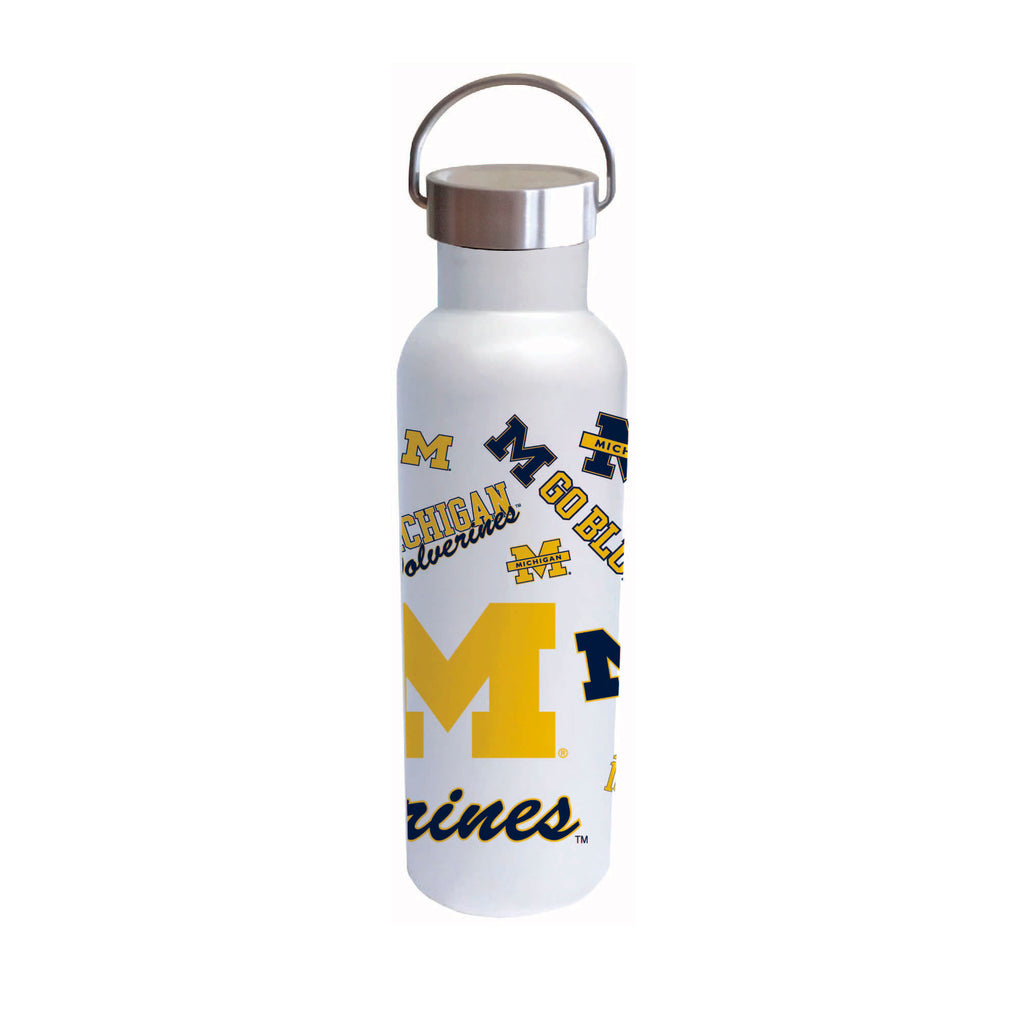 Michigan Wolverines 26oz Stainless Steel Medley Voda Bottle