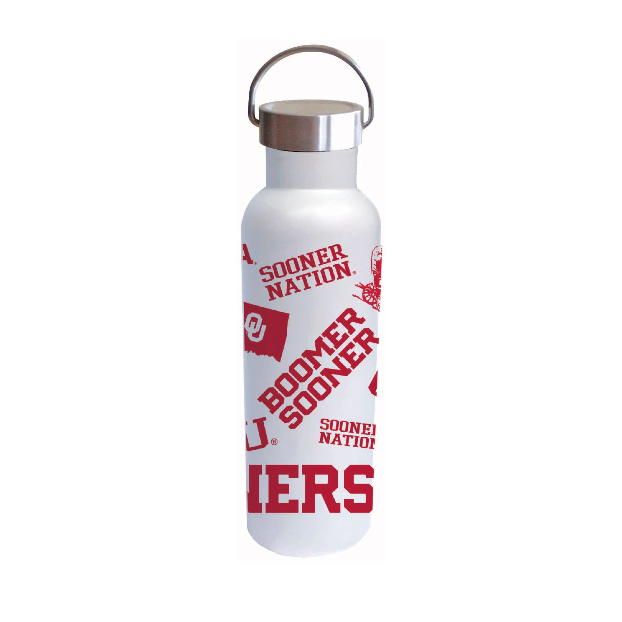 Oklahoma Sooners 26oz Stainless Steel Medley Voda Bottle
