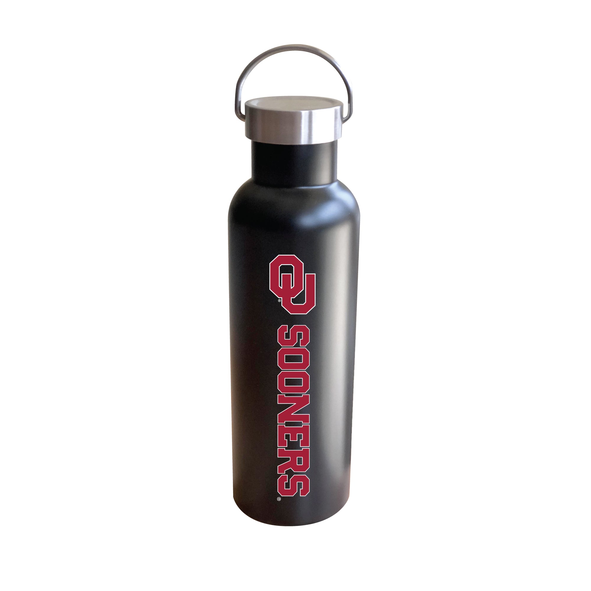 Oklahoma Sooners 26oz Stainless Steel Wordmark Voda Bottle