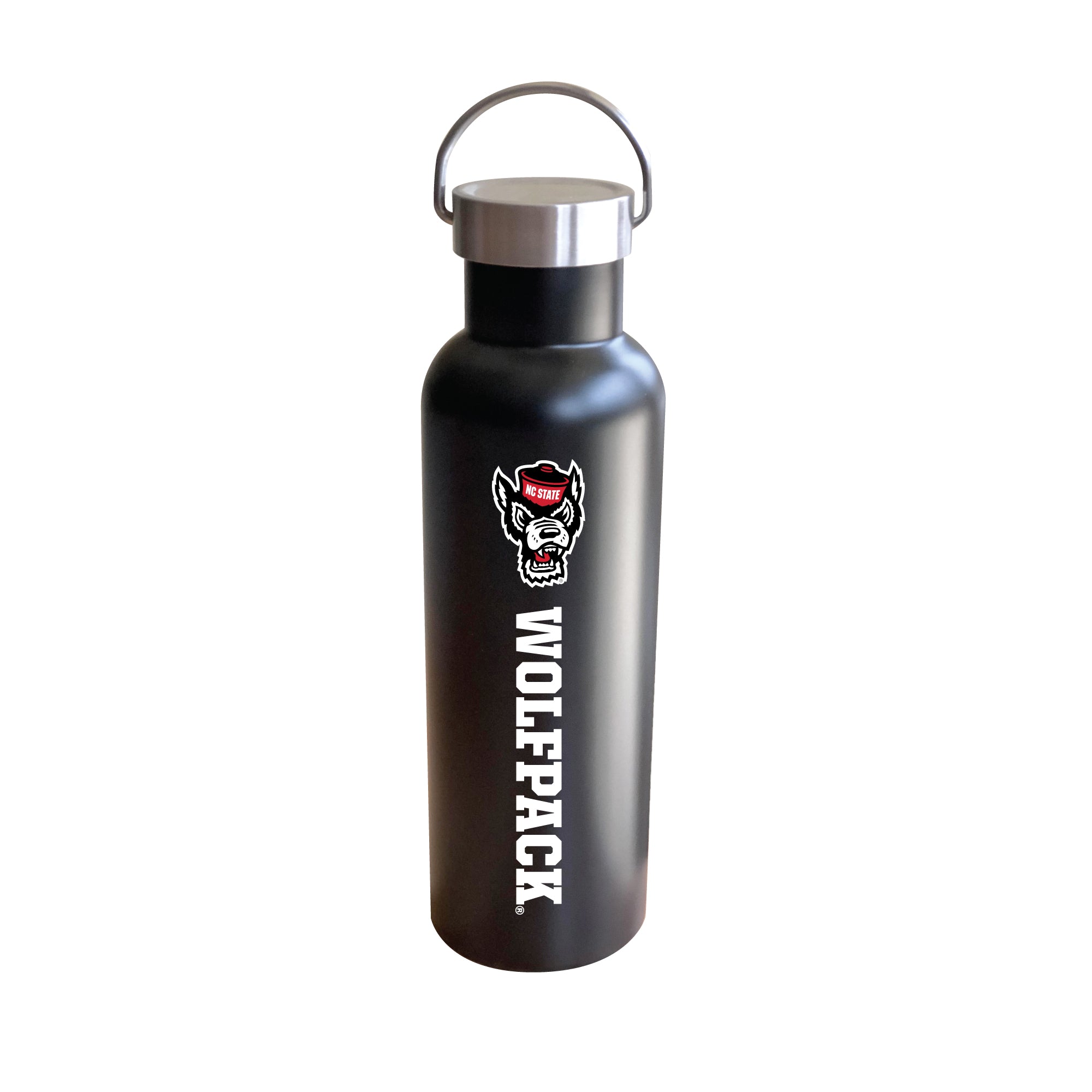 North Carolina State Timber Wolves 26oz Stainless Steel Wordmark Voda Bottle