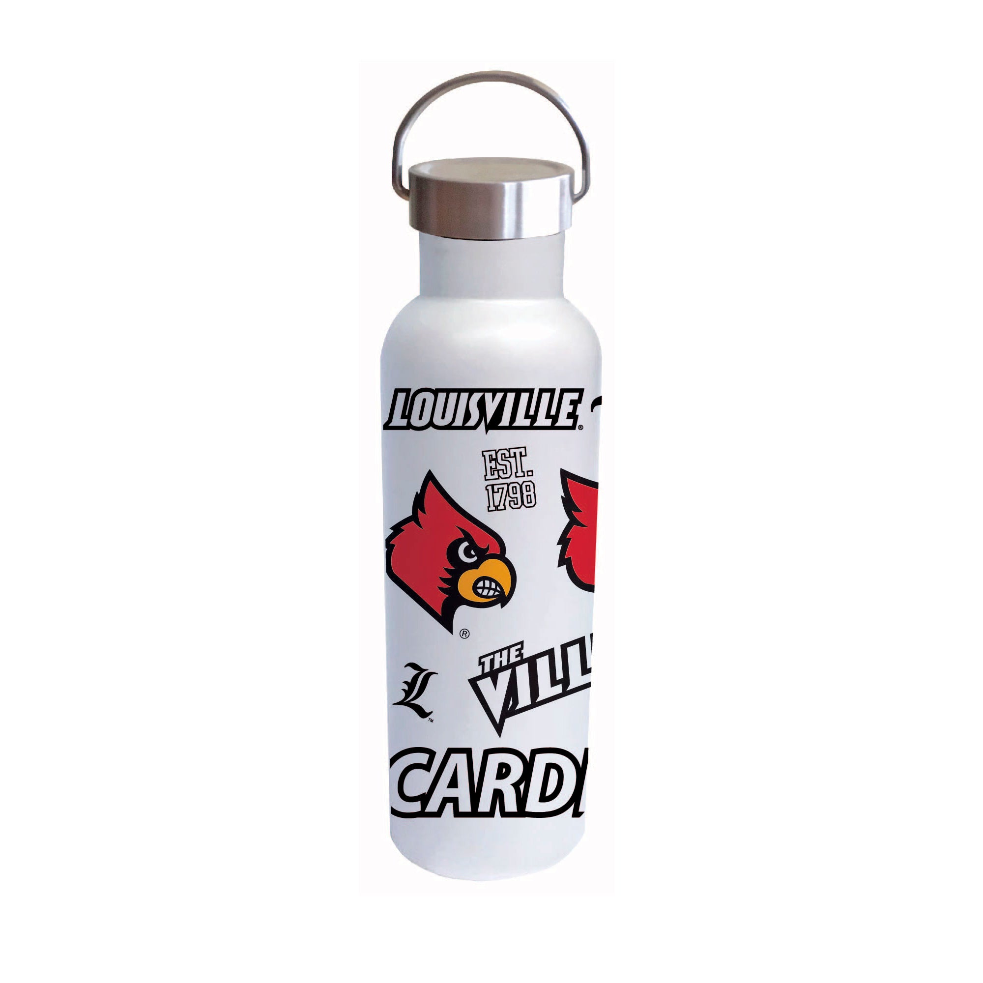 Louisville Cardinals 26oz Stainless Steel Medley Voda Bottle
