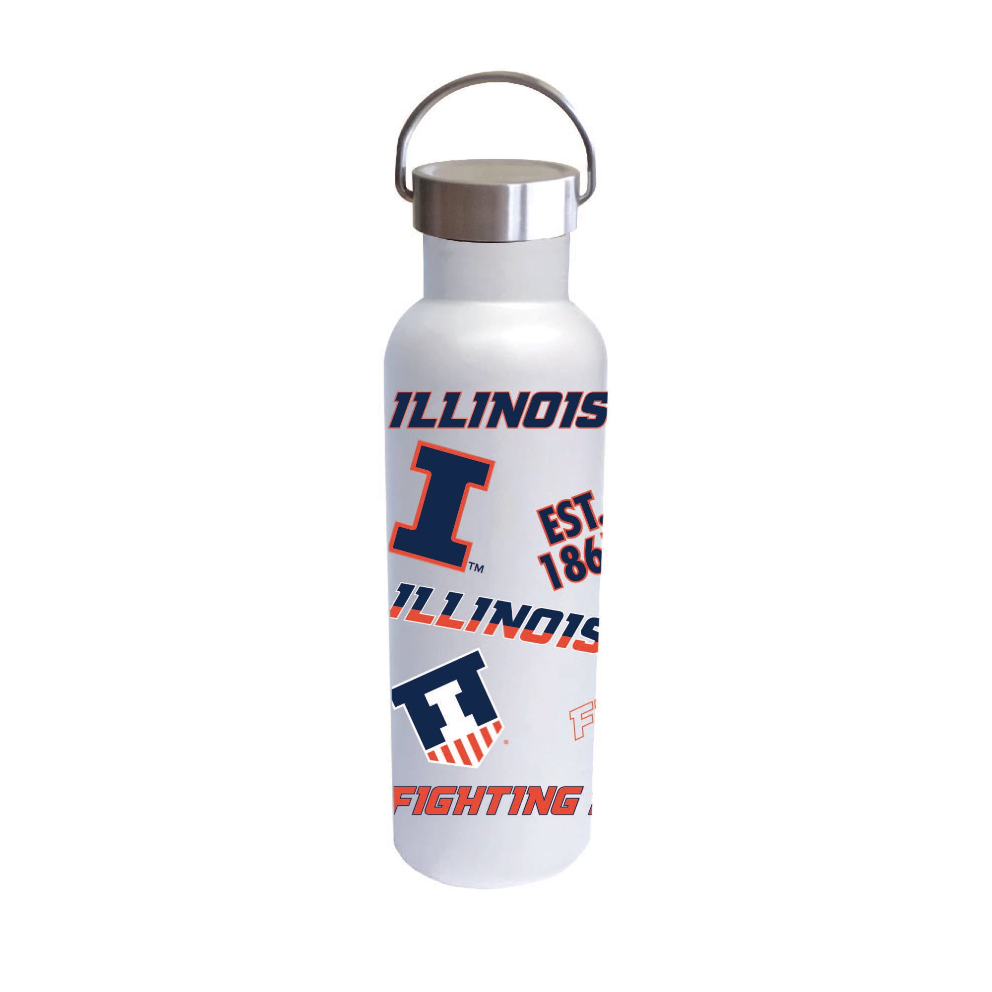 Illinois Fighting Illini 26oz Stainless Steel Medley Voda Bottle