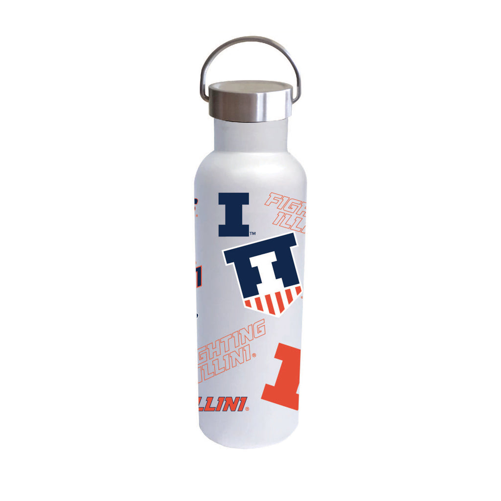 Illinois Fighting Illini 26oz Stainless Steel Medley Voda Bottle