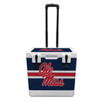 37QT Ole Miss Rebels Rotomolded Wheeled Cooler