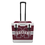 37QT Mississippi State Bulldogs Rotomolded Wheeled Cooler
