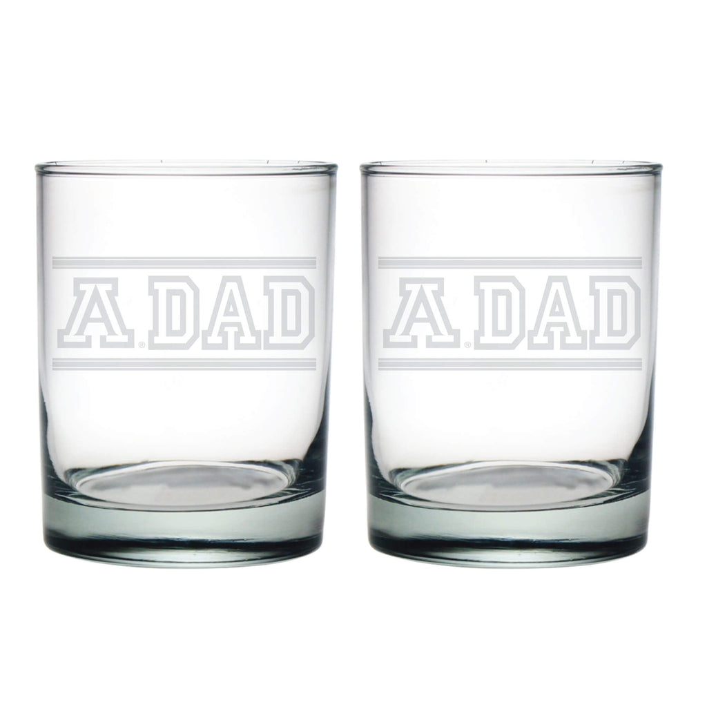 14oz Arizona Wildcats Etched Dad DOF 2 Pack