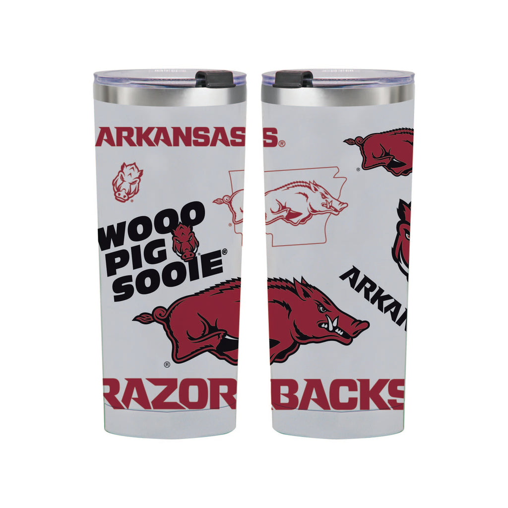 24oz Arkansas Razorbacks Medley Stainless Steel Tumbler