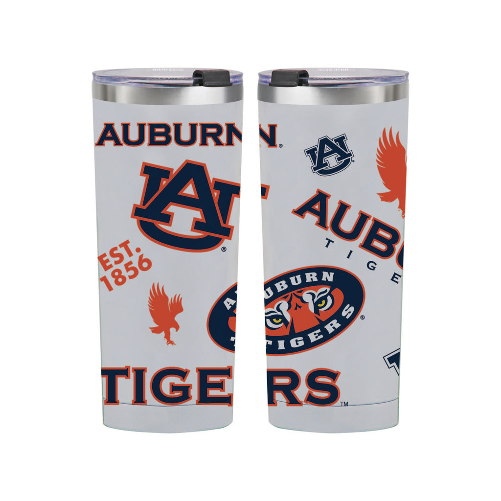 24oz Auburn Tigers Medley Stainless Steel Tumbler