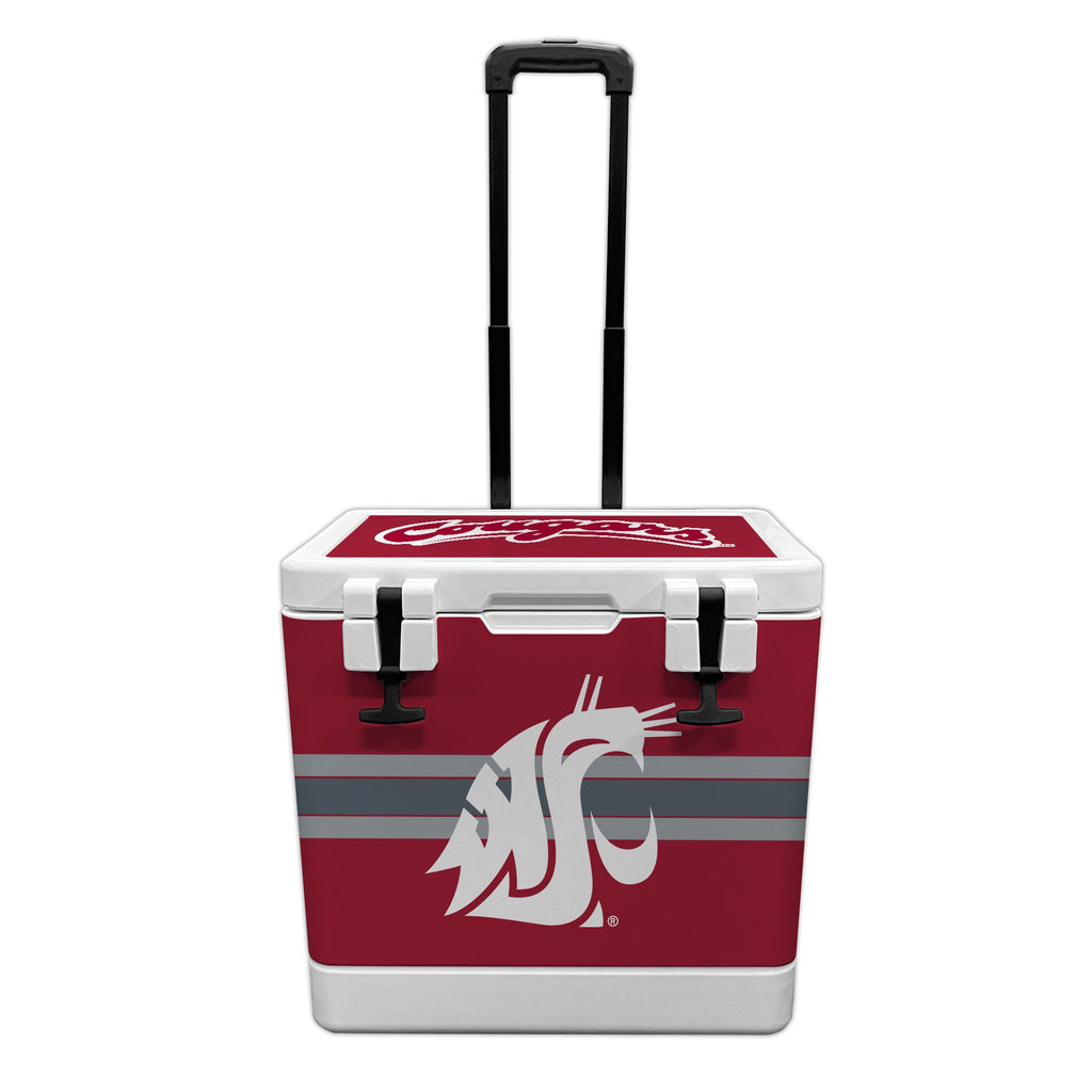 37QT Washington State Cougars Rotomolded Wheeled Cooler