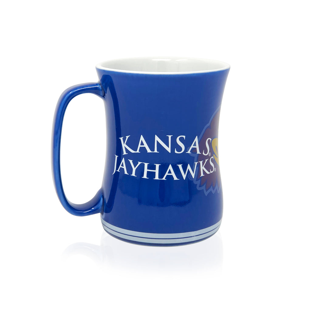 16oz Kansas Jayhawks Sculpted Barista Mug