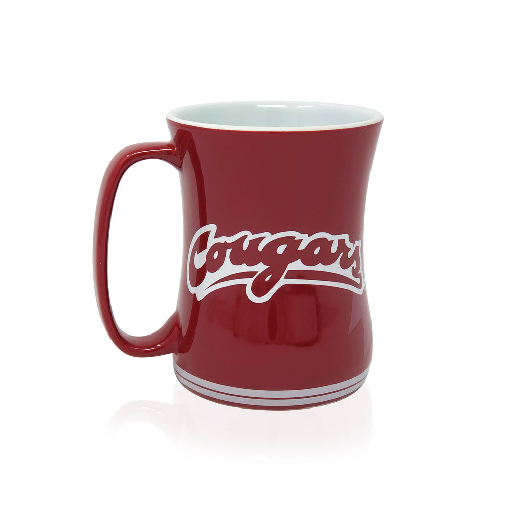 16oz Washington State Cougar Sculpted Barista Mug