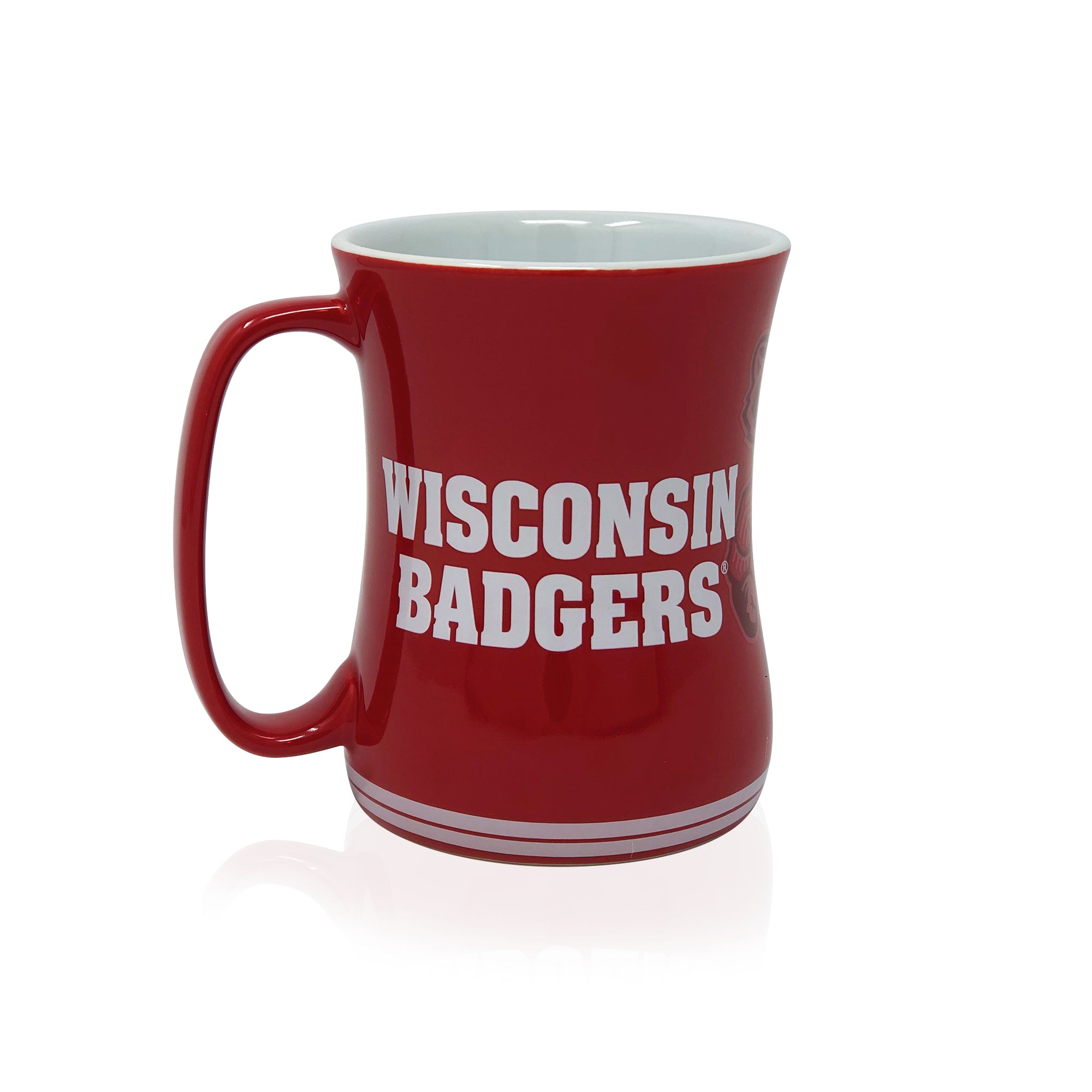 16oz Wisconsin Badgers Sculpted Barista Mug