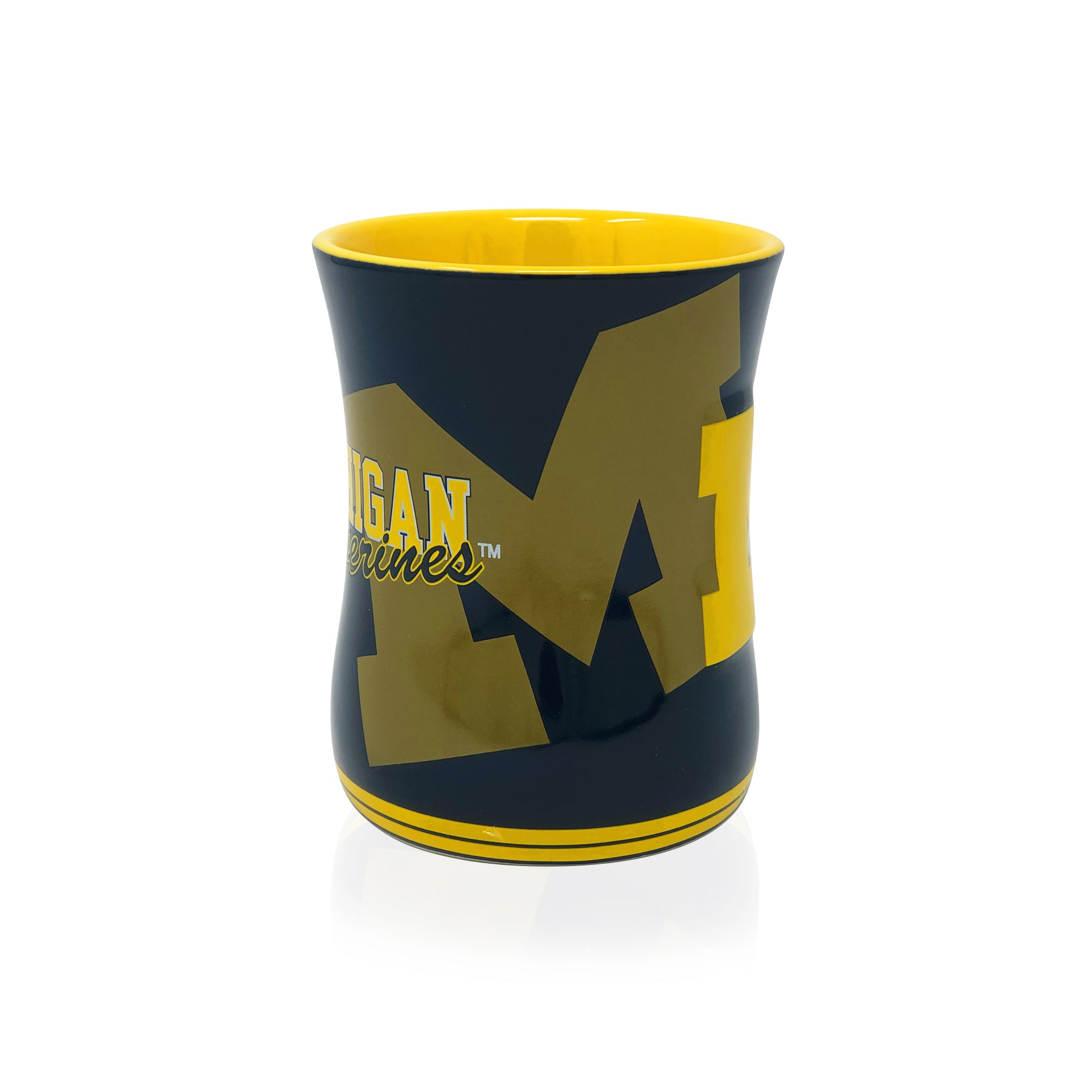 16oz Michigan Wolverines Sculpted Barista Mug
