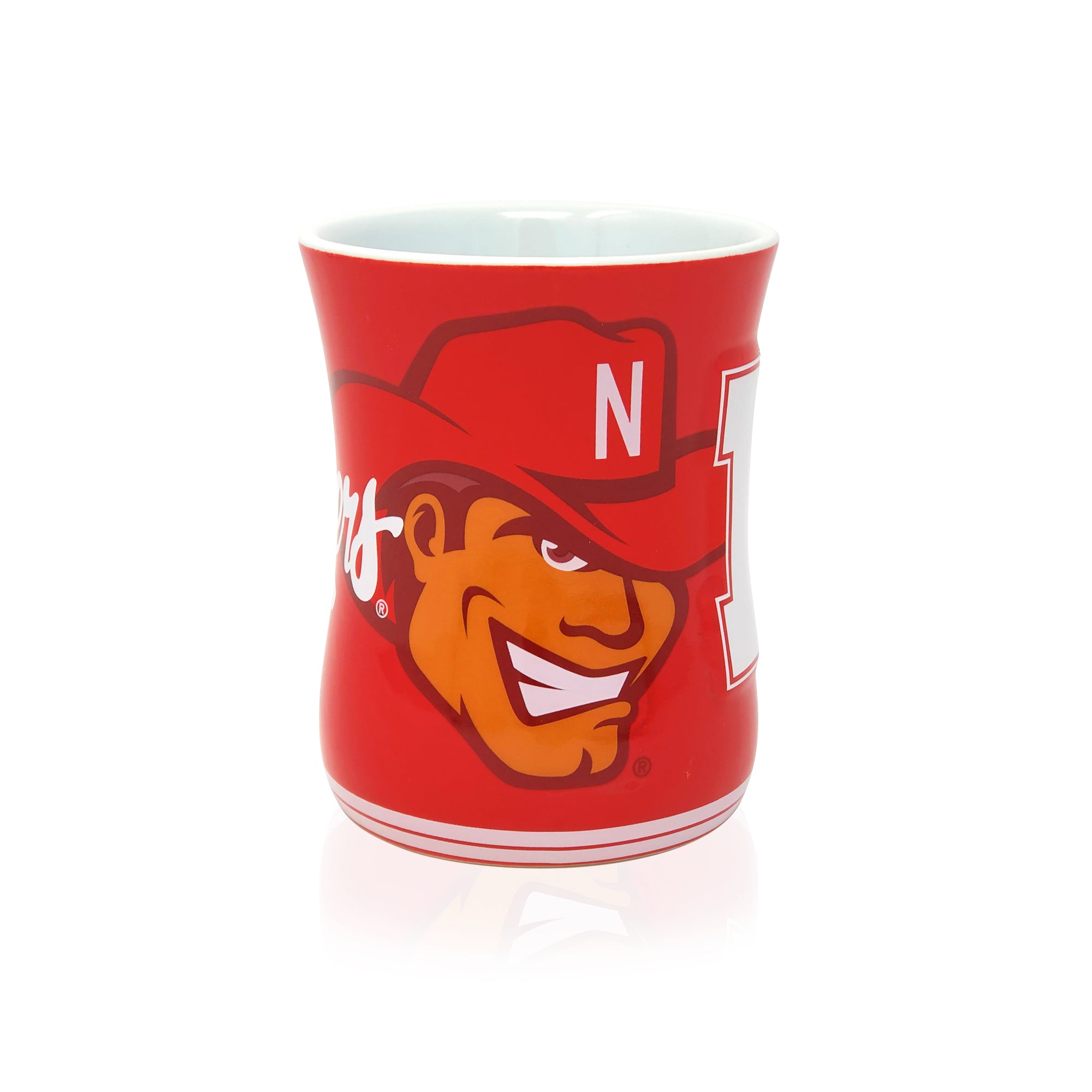 16oz Nebraska Cornhuskers Sculpted Barista Mug