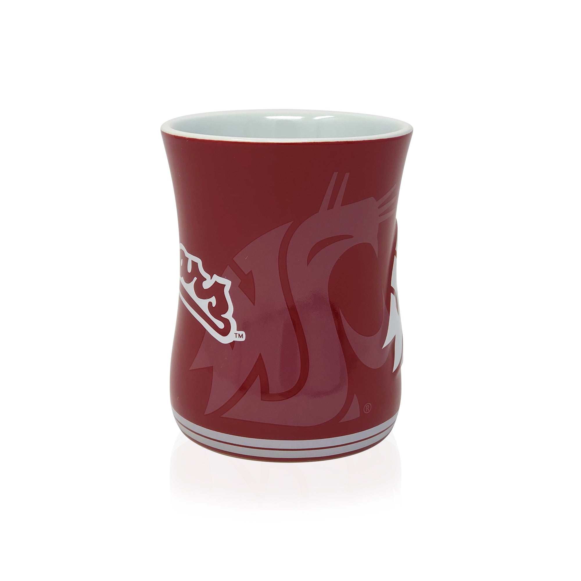 16oz Washington State Cougar Sculpted Barista Mug