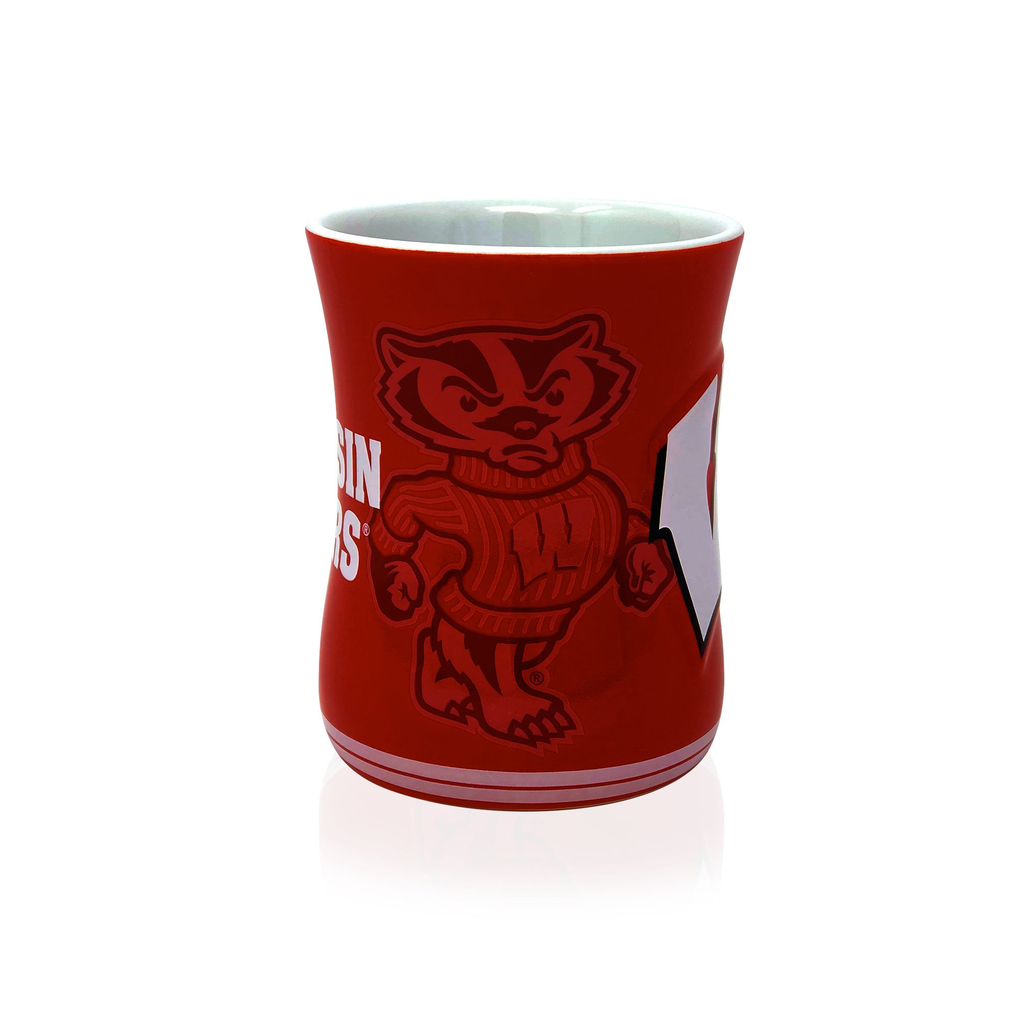 16oz Wisconsin Badgers Sculpted Barista Mug